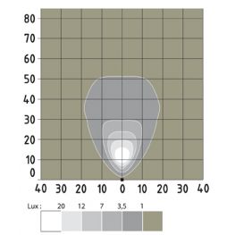 2447634 ABL 500 LED 1200 ADR backstrålkastare.